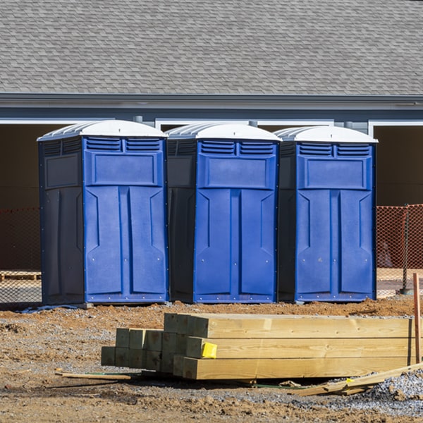 is there a specific order in which to place multiple portable restrooms in Fort Jennings